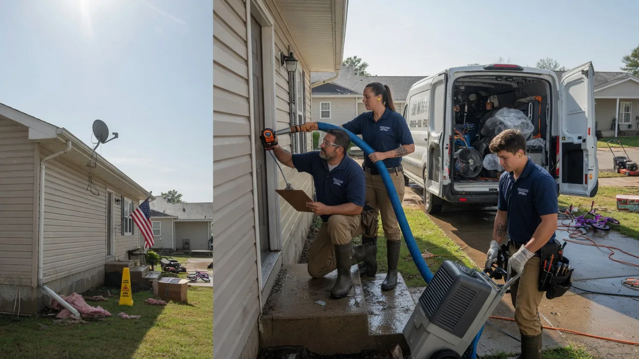 Ceiling Water Damage Restoration in Turin, GA near me
